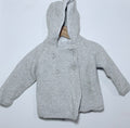Country Road Knitted Hooded Jacket – Grey (Size 2)