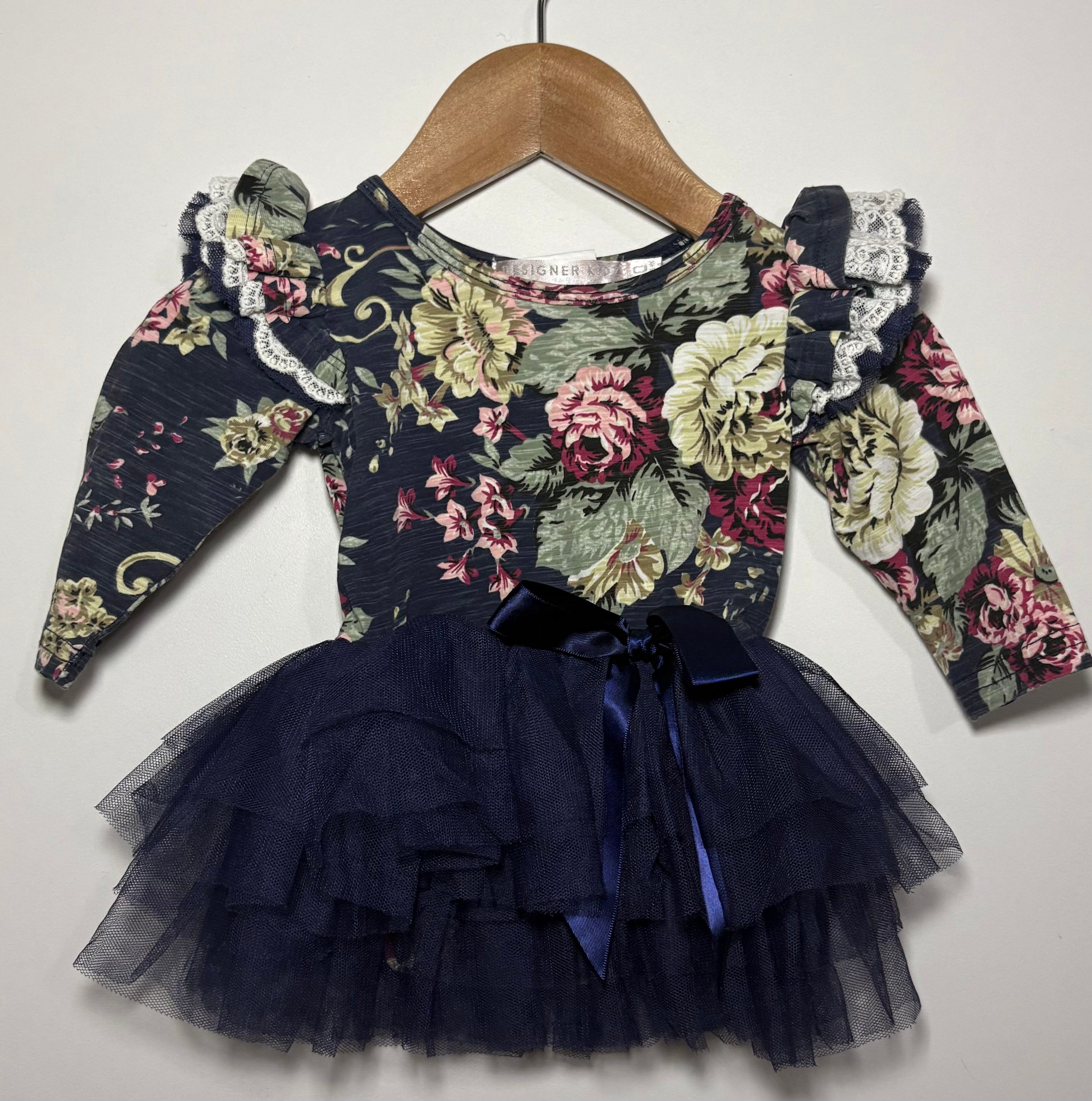 Designer Kidz Floral Tutu Dress – Size 00