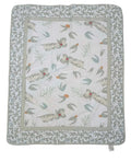 Neutral Botanical Baby Play Mat / Reversible Blanket
