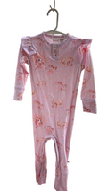 Snuggle Hunny Unicorn Dreams Long Sleeve Romper – Size 1