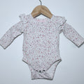 La Sienna Couture Floral Frill Bodysuit – Size 000
