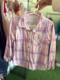 Target button up flannelette shirt - size 5 ￼