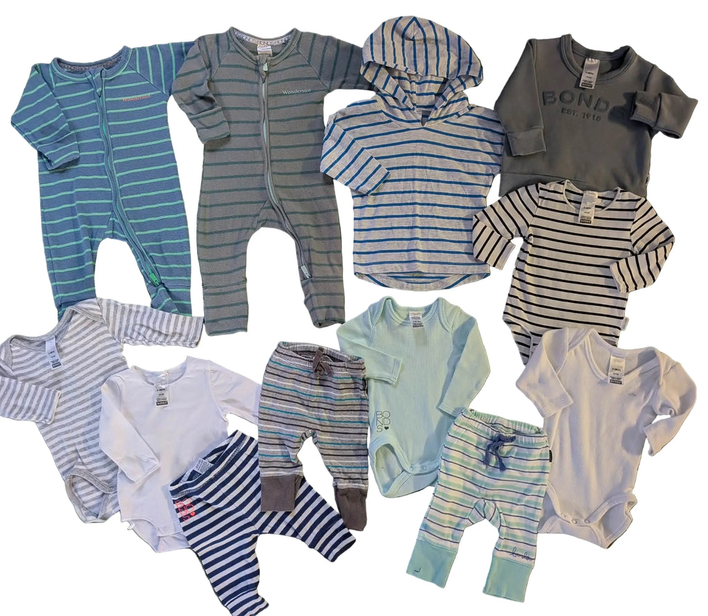 🚨 HUGE BONDS BABY BOY WINTER BUNDLE – SIZE 000 🚨