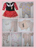 👶Tiny Baby Girls Size 0000 GENUINE DISNEY Bundle~Bambi, Minnie, Winnie & More🌞