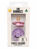 🌸 CMC Designer Dummy Set – Blush & Lilac (Size One 0–6 Months)