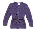 Girls Knit Cardigan – Purple (Size 3)