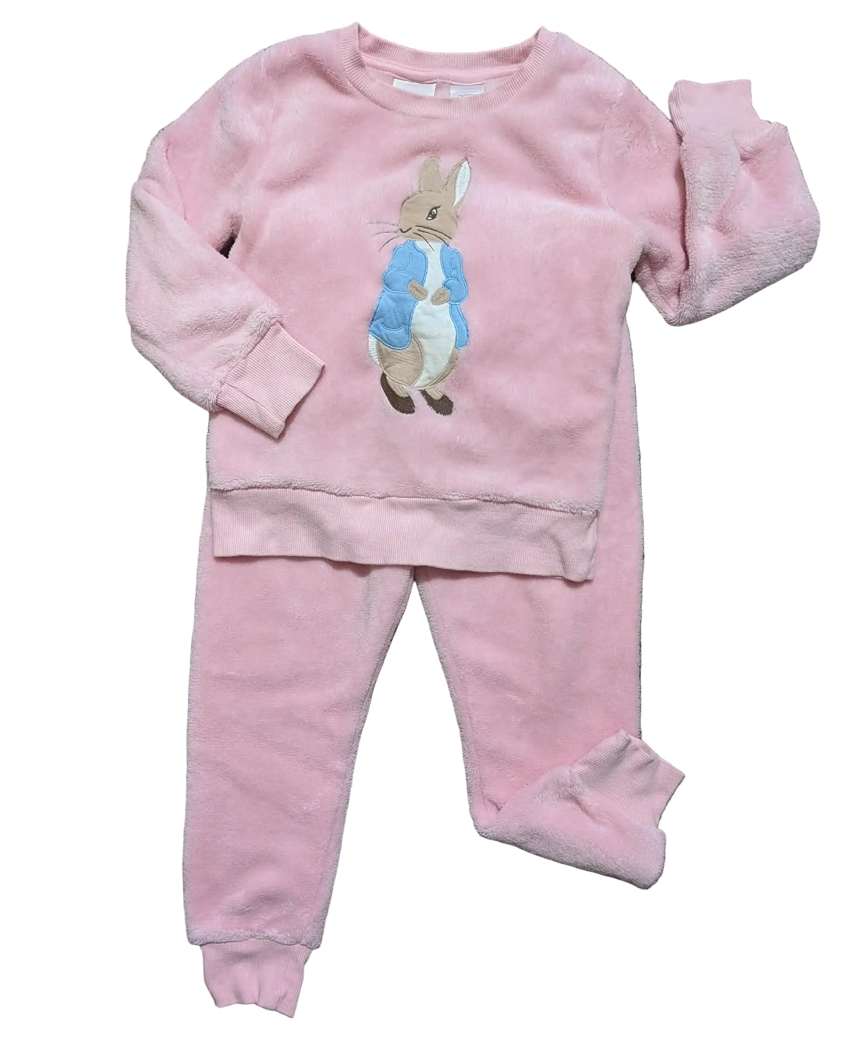 Peter Rabbit Fleece Set – Pink (Size 3)