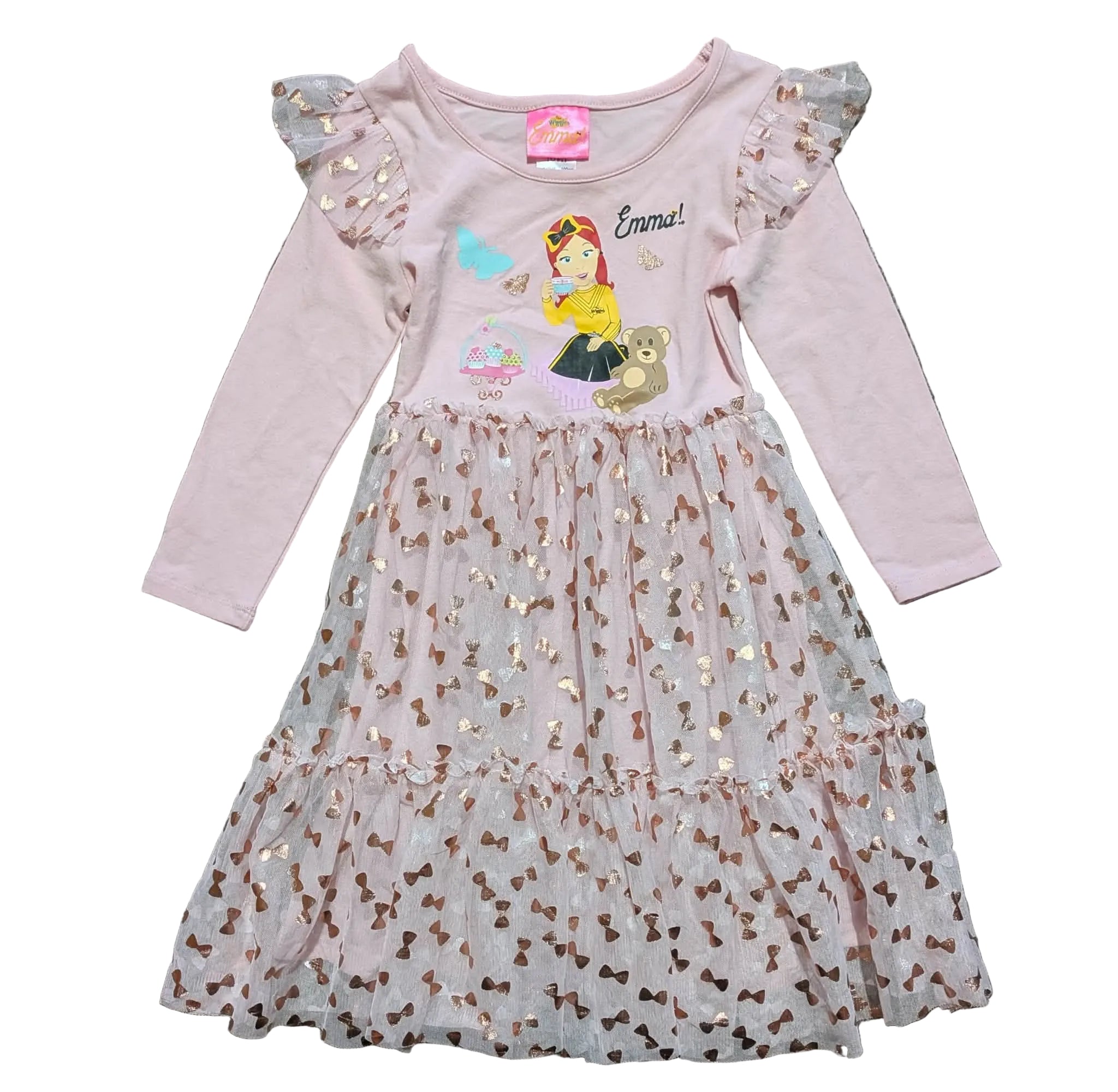 Emma Wiggle Dress – Pink Tulle (Size 3)