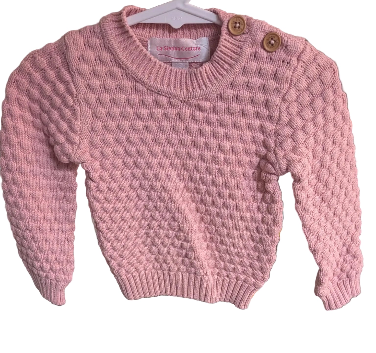 La Sienna Couture Blush Knit Jumper - Size 00