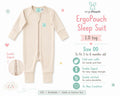 ErgoPouch Sleep Suit 1.0 TOG – Cream | Size 00 (3–6 Months)