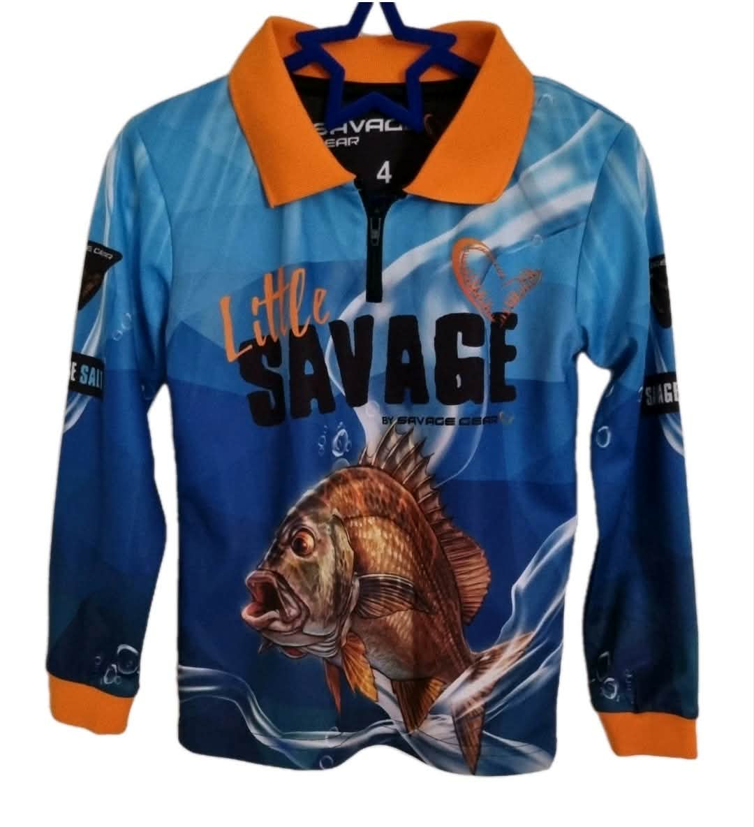Savage Gear “Little Savage” Fishing Shirt – Size 4