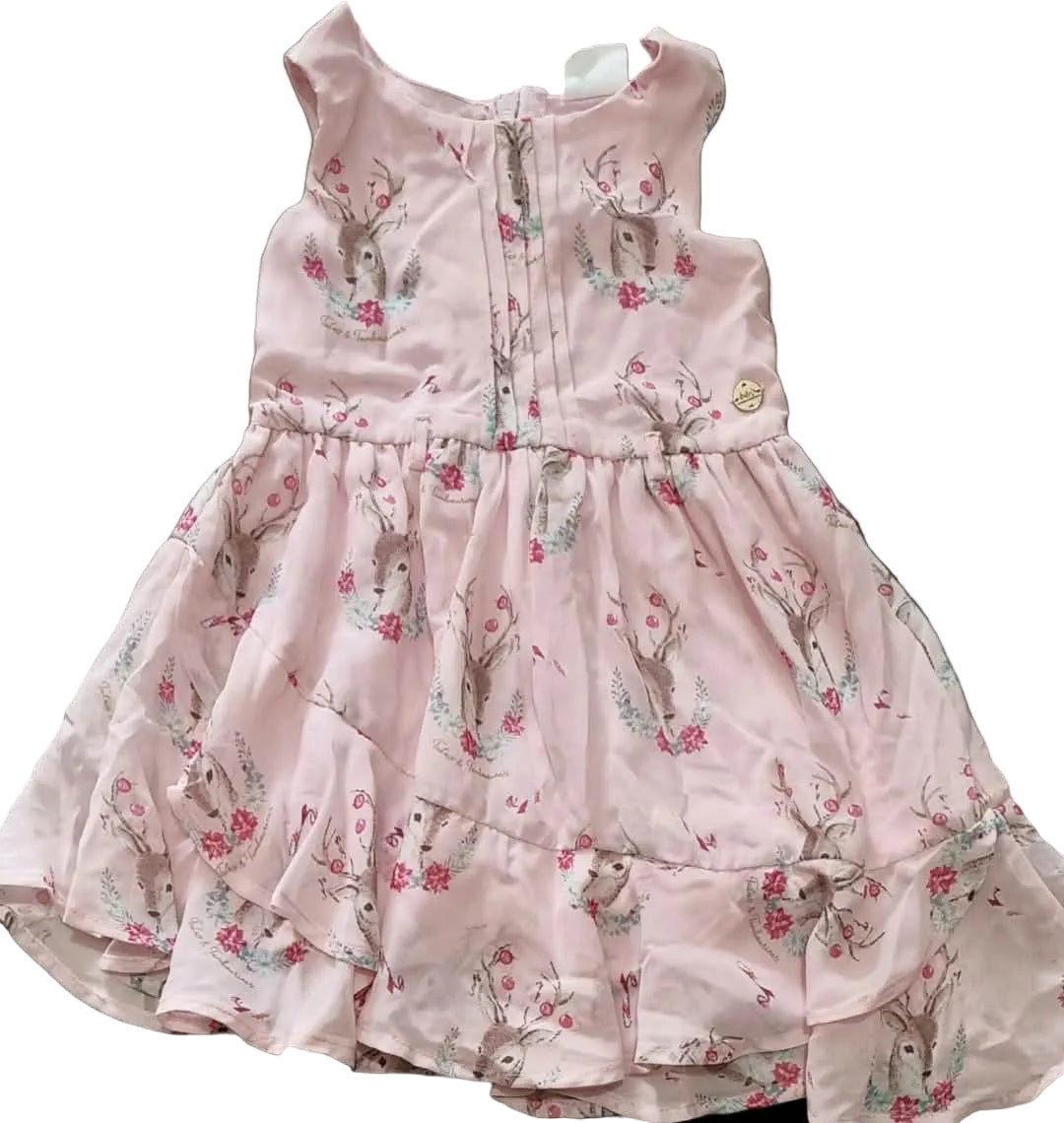 Size 2 LITTLE DEERS BAMBI Toddler Dresses  by TUTU'S & TAMBOURINES ~Stunning 🩷