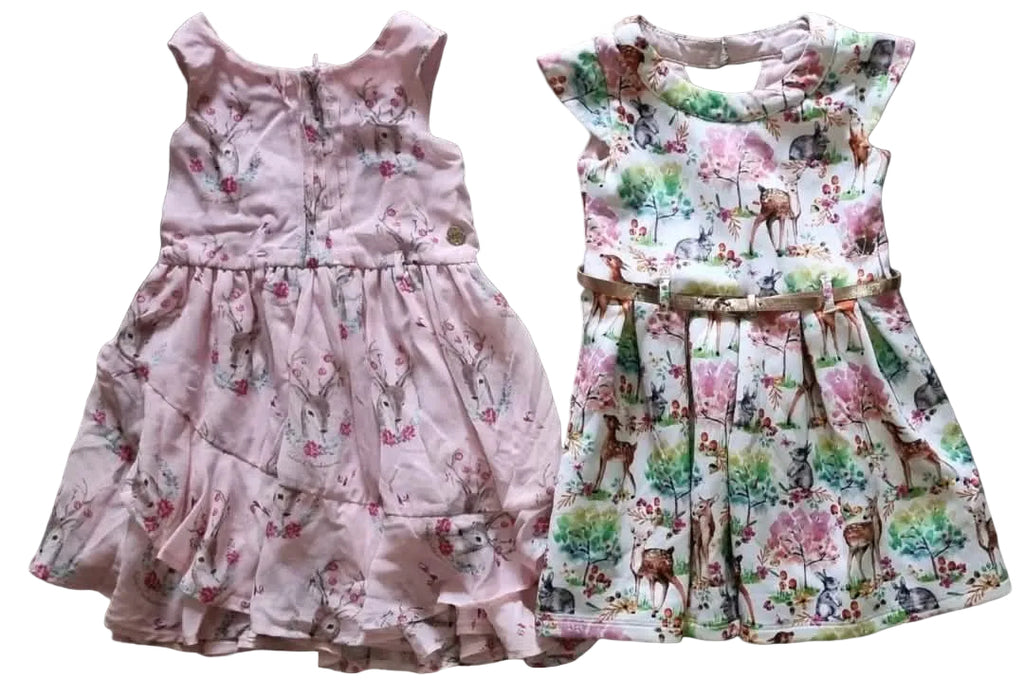 Size 2 LITTLE DEERS BAMBI Toddler Dresses  by TUTU'S & TAMBOURINES ~Stunning 🩷