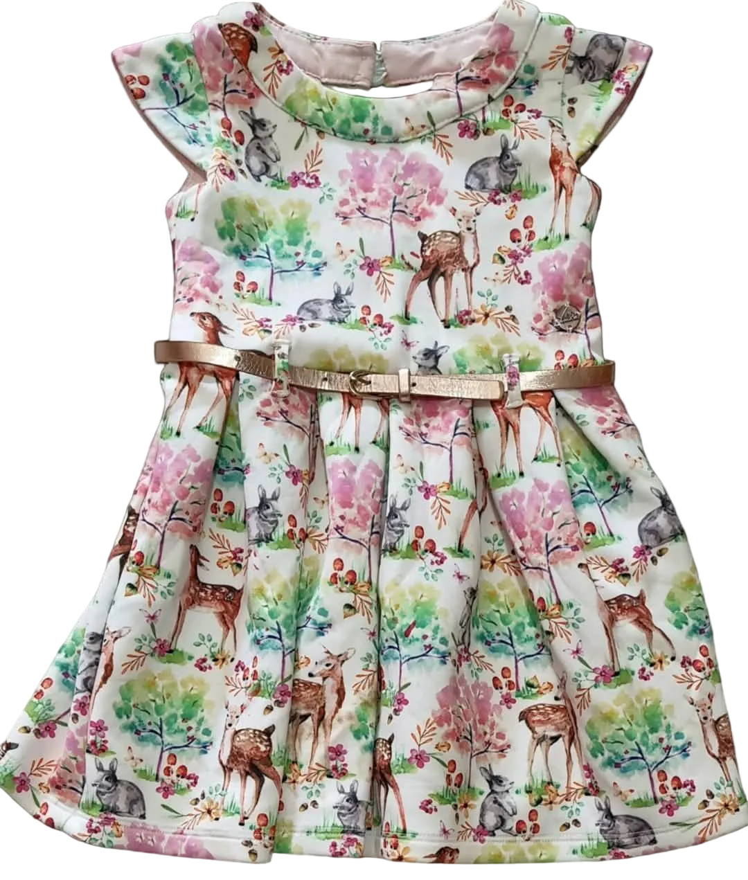 Size 2 LITTLE DEERS BAMBI Toddler Dresses  by TUTU'S & TAMBOURINES ~Stunning 🩷