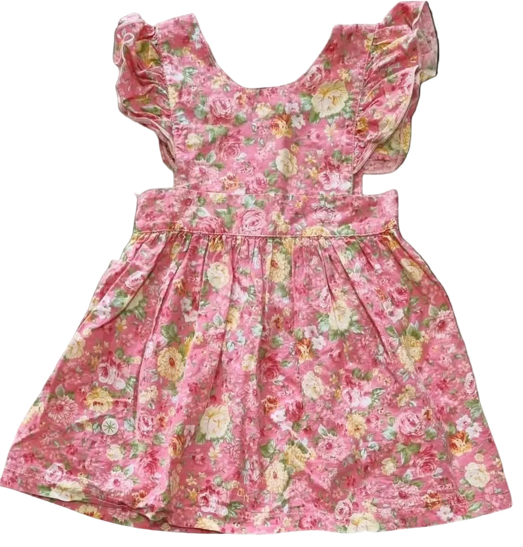 Size 2 Pretty Floral Toddler Dresses  by MY LITTLE TRICYCLE~Both So Pretty 💐🪷