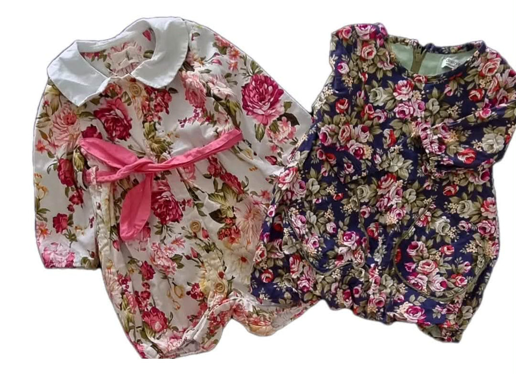 GORGEOUS Floral Long Sleeve Cotton Outfits~Size 0~Daisy & Moose And Toots Kids🌺
