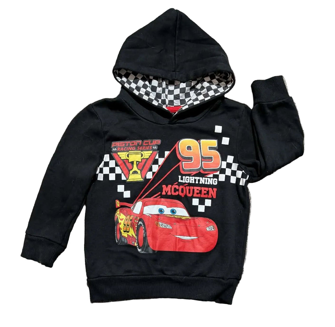 Disney Pixar Cars Lightning McQueen Hoodie – Size 4