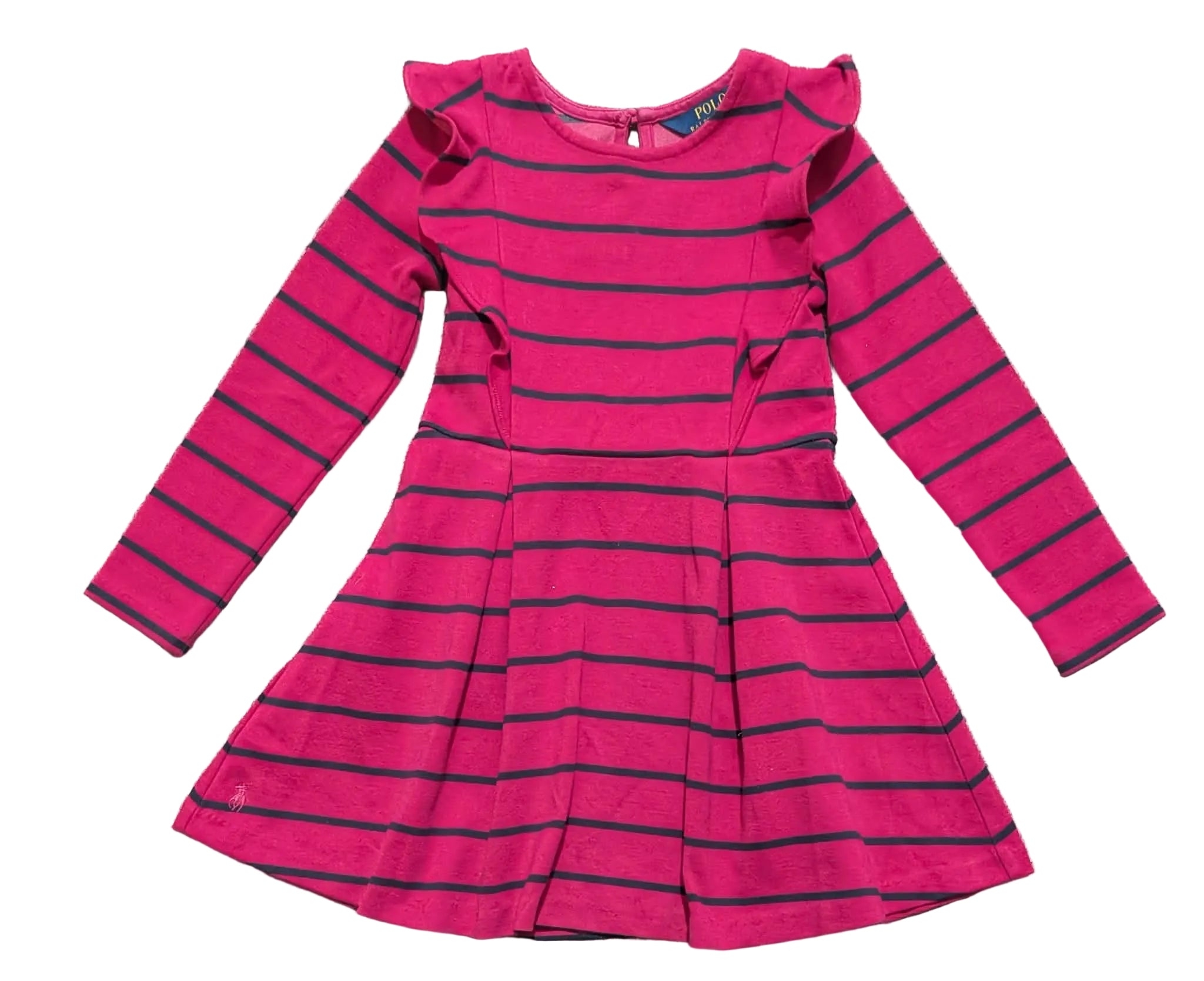 Polo Ralph Lauren Striped Long Sleeve Dress – Size 5