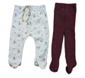 Wilson and Frenchy Floral Footed Pants & Ribbed Tights Set – Size 00