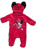 Disney Minnie Mouse Fleece Hooded Onesie – Size 0000