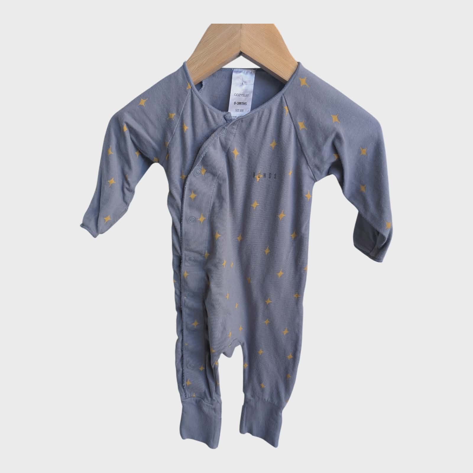 Bonds Cozysuit Bundle – Size 000 (0–3 Months) | 4 Piece Set