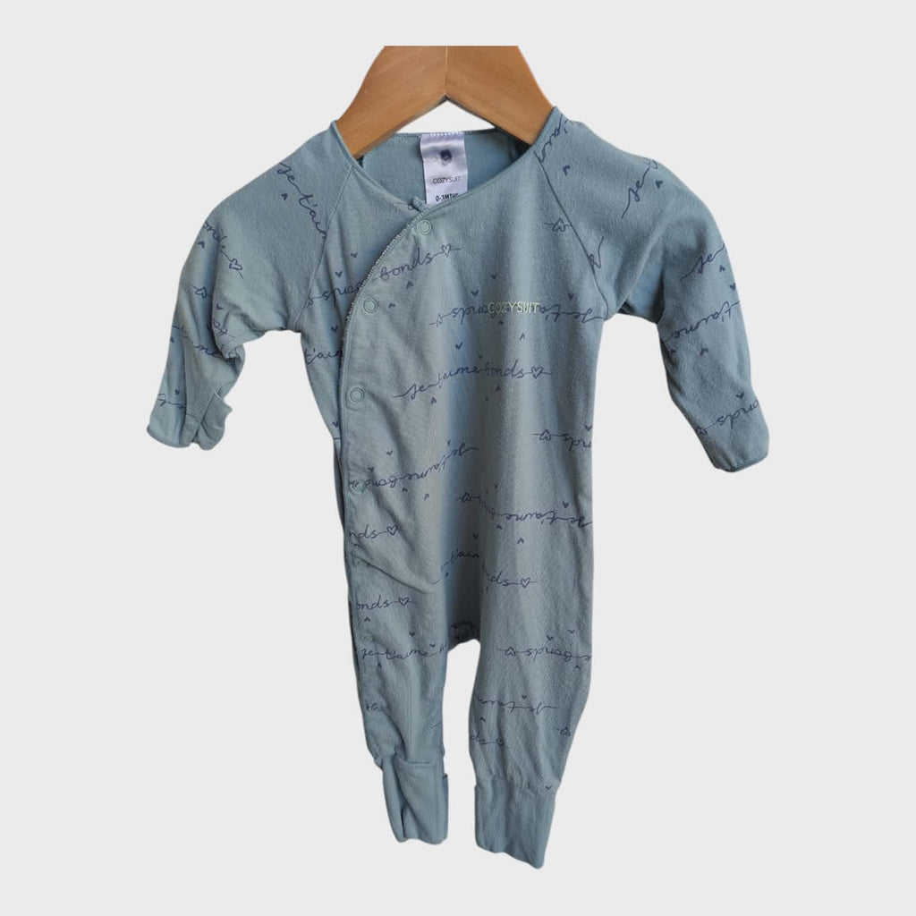 Bonds Cozysuit Bundle – Size 000 (0–3 Months) | 4 Piece Set
