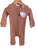 La Sienna Couture Ribbed Romper – Size 00| Rust