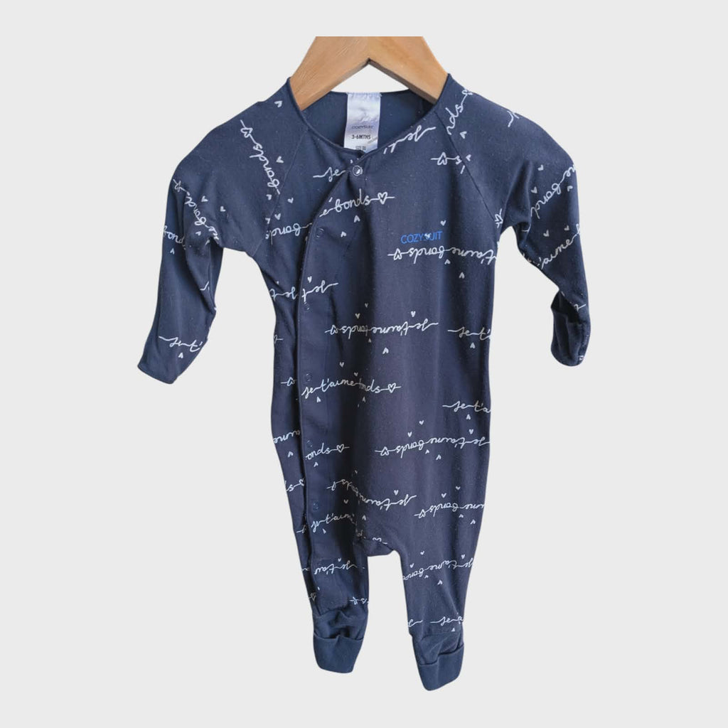 4 x Bonds Cozysuits – Size 00 (3–6 Months) 👶🧸