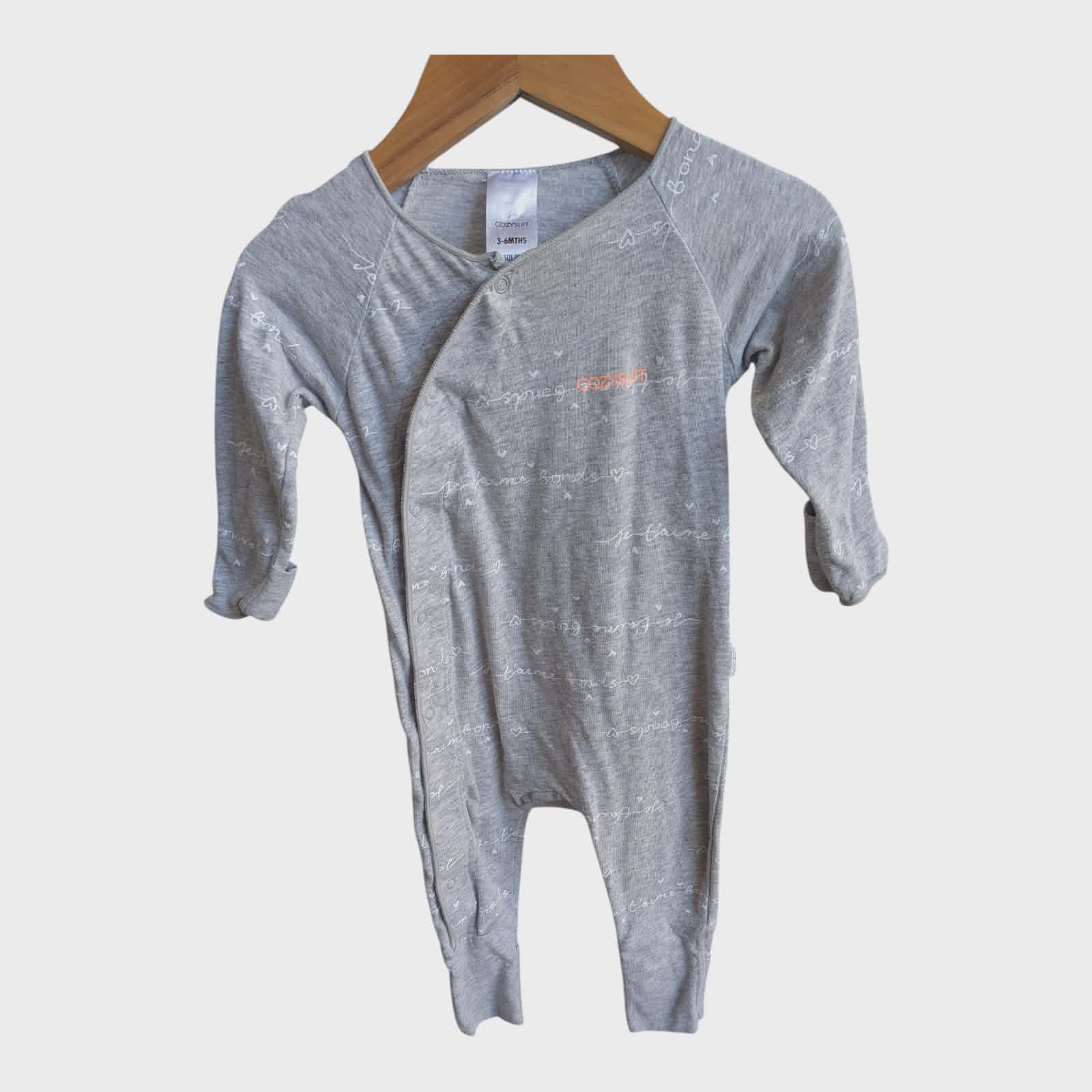 4 x Bonds Cozysuits – Size 00 (3–6 Months) 👶🧸