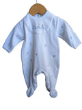 Classic White Velour Going Home Suit – Size 00