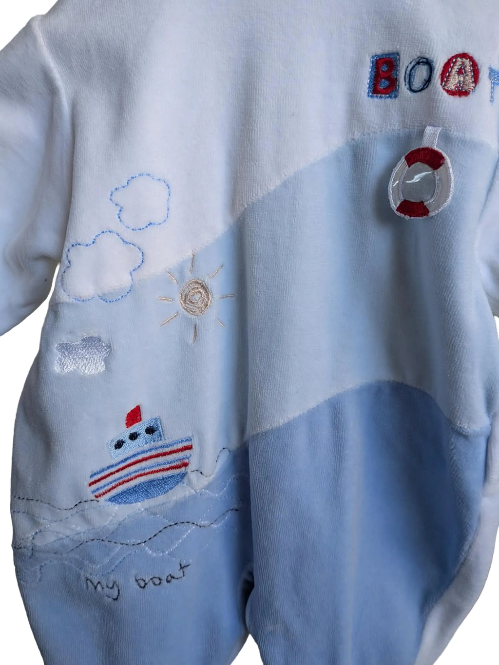 Baby Jack’s Cars Velour Onesie – Size 000