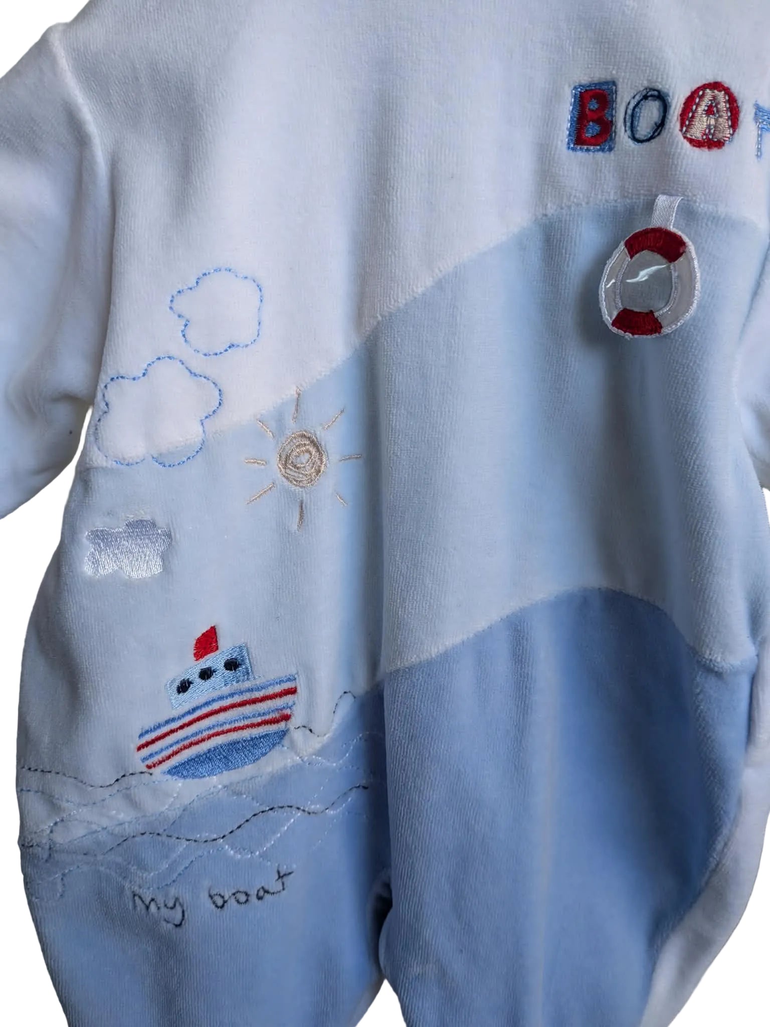 Baby Jack’s Cars Velour Onesie – Size 000