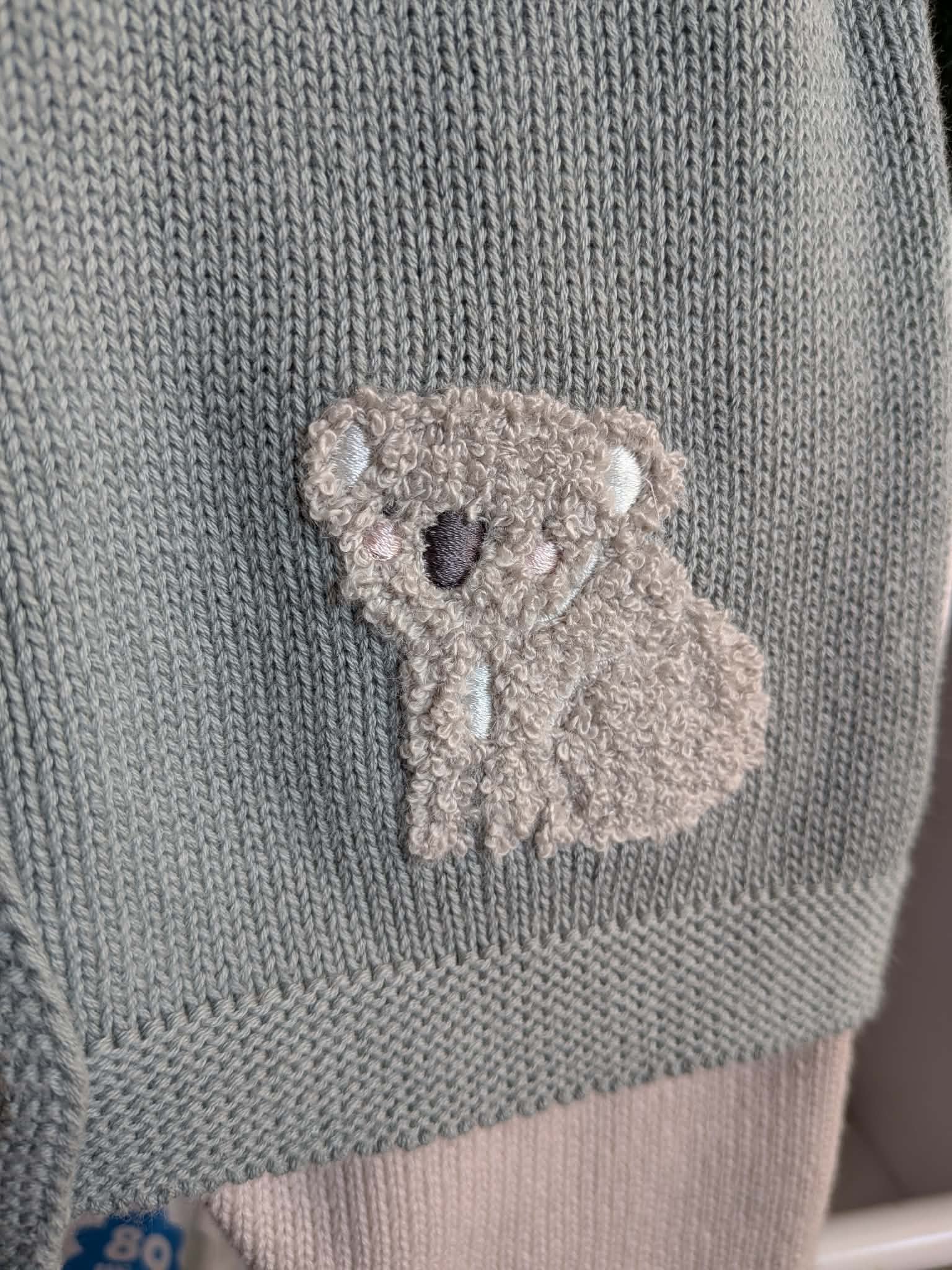 Kaiser Koala Knit Cardigan & Pants Set – 0–6 Months (BNWT)
