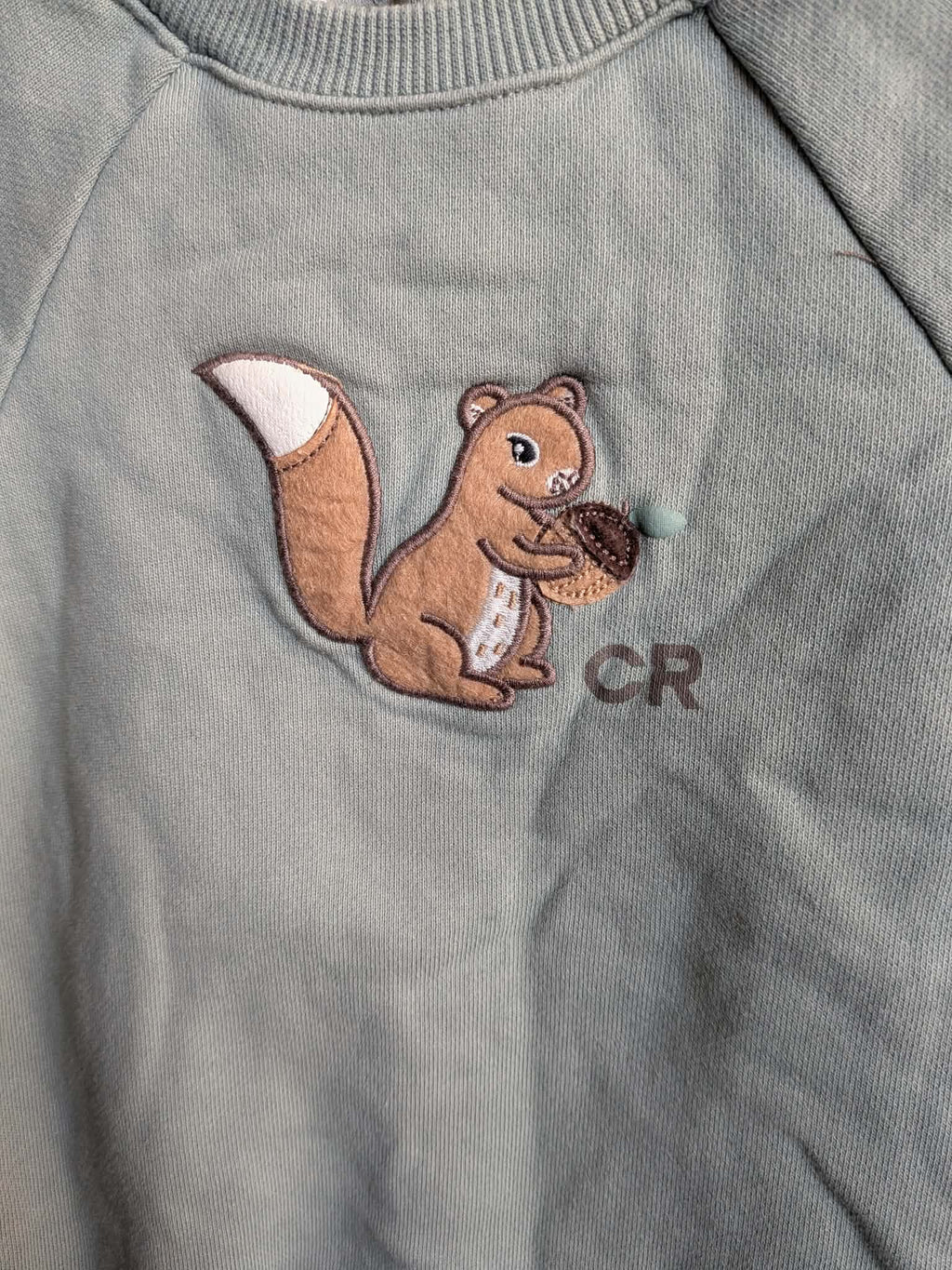 Country Road Squirrel romper￼ – Newborn (0000)