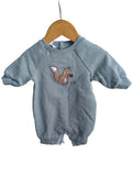 Country Road Squirrel romper￼ – Newborn (0000)