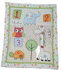 Colourful Animal Baby Play Mat / Reversible Activity Blanket