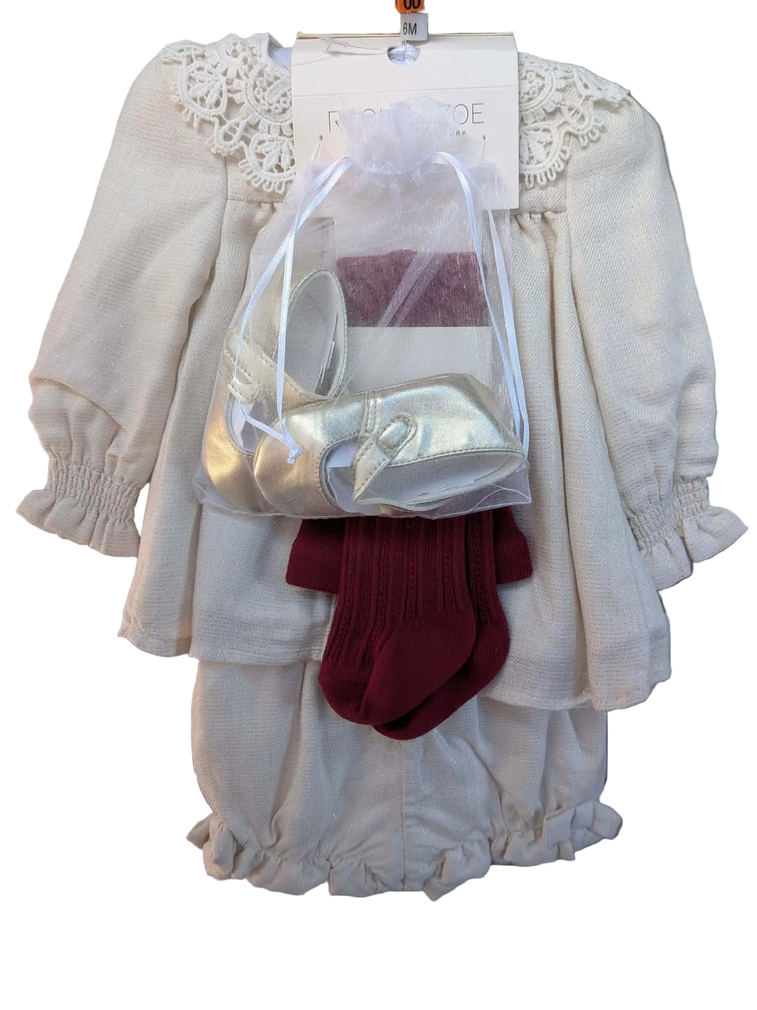 Rachel Zoe Baby 3-Piece Outfit Set – Size 6 Months