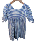 Lacey Lane ￼ Blue & White Stripe Dress – Size 4
