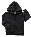 Young Original Kids Zip Hoodie – Size 3 – Black