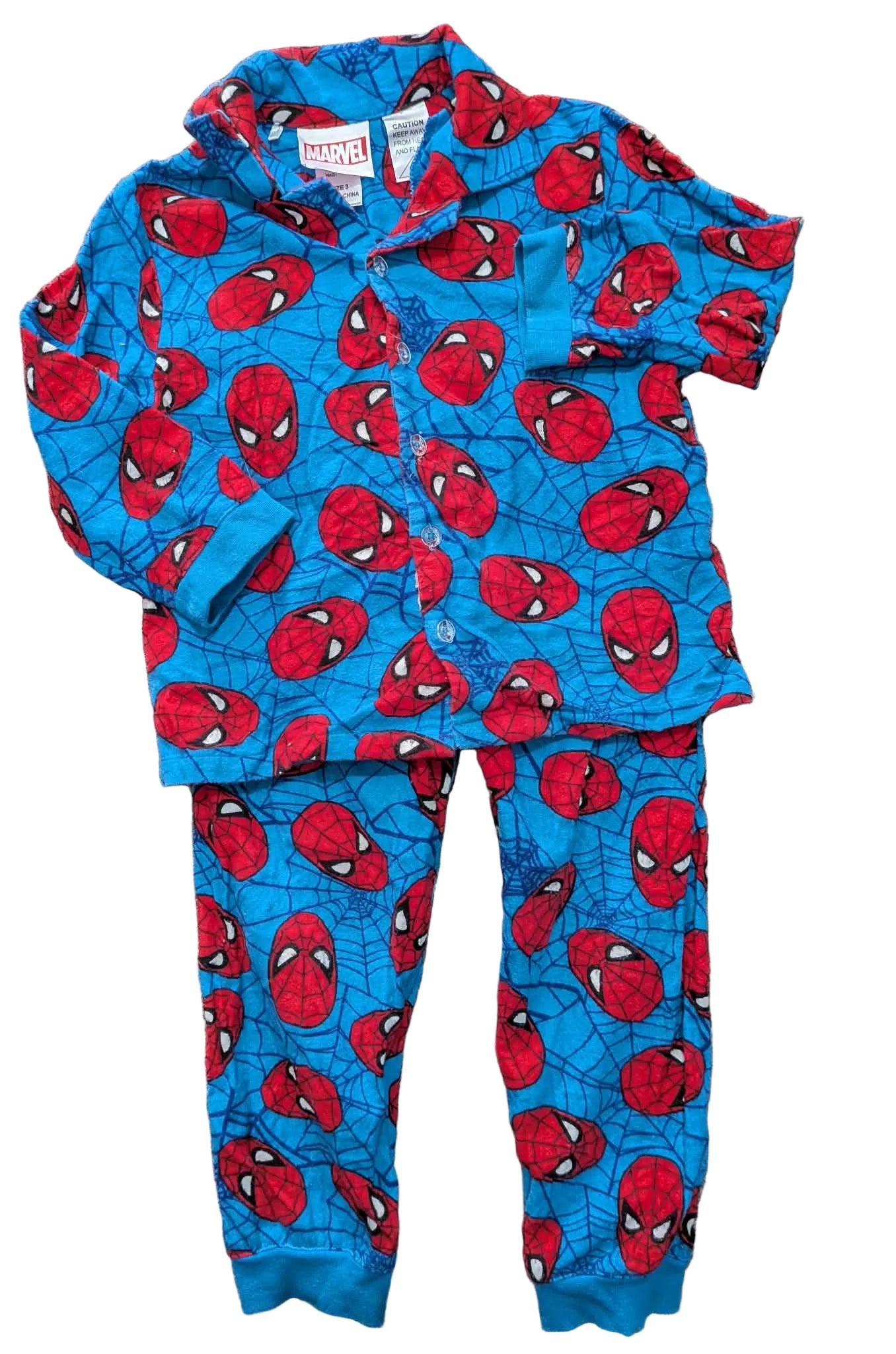 Marvel Spider-Man Pyjama Set – Size 3 – 2 Piece