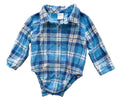 Gymboree Baby Plaid Shirt Bodysuit – Size 6–12 Months